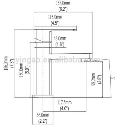 M05-1S Professional american standard bathroom faucet