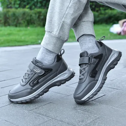 Anti-Slip Warm Fur Hiking Shoes for Seniors