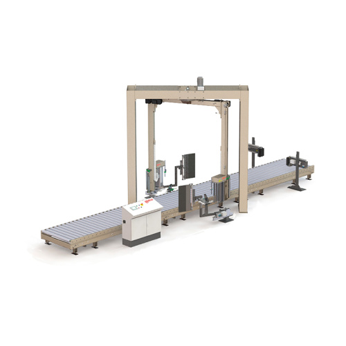 Machine d&#39;emballage automatique à étirement du bras rotatif