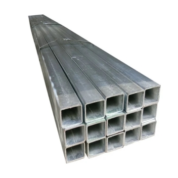 Price of Q235B Carbon Steel Galvanized Welded Square Tube, 50x50x2mm Iron Pipe