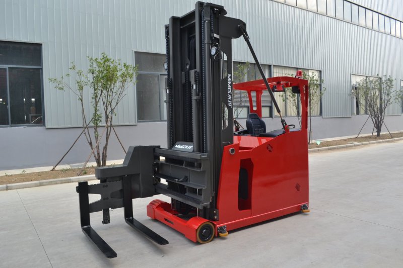 1.0 Ton to 1.5 Ton Narrow Aisle 3-Way VNA Electric Pallet Stacker Forklift for Heights Up to 9 Meters