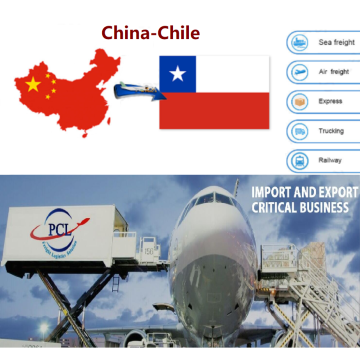 Honest and happy air freight shipping agent rates from China to Chile( SCL ) airport