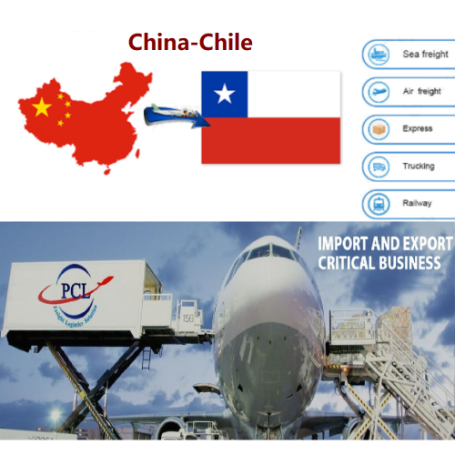 Honest and happy air freight shipping agent rates from China to Chile( SCL ) airport