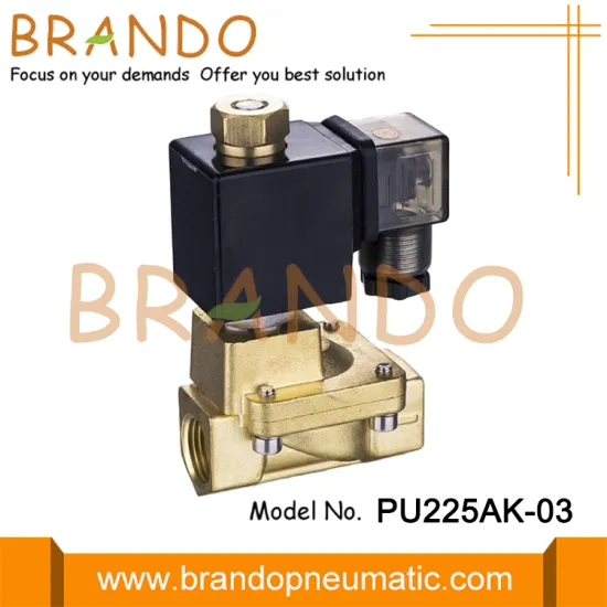 SHAKO Type Normally Open Solenoid Valve 3/8'' PU225A-03 AC220V