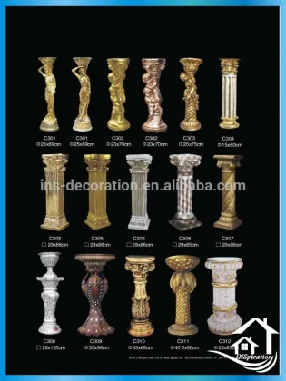 Gorgeous decoration wedding pillars