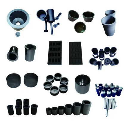 High quality graphite crucible for melting glass