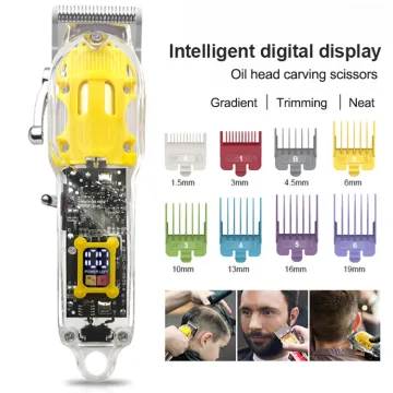 Wireless LED Display Electric Hair Clippers Cordless Barber Trimmer for Men