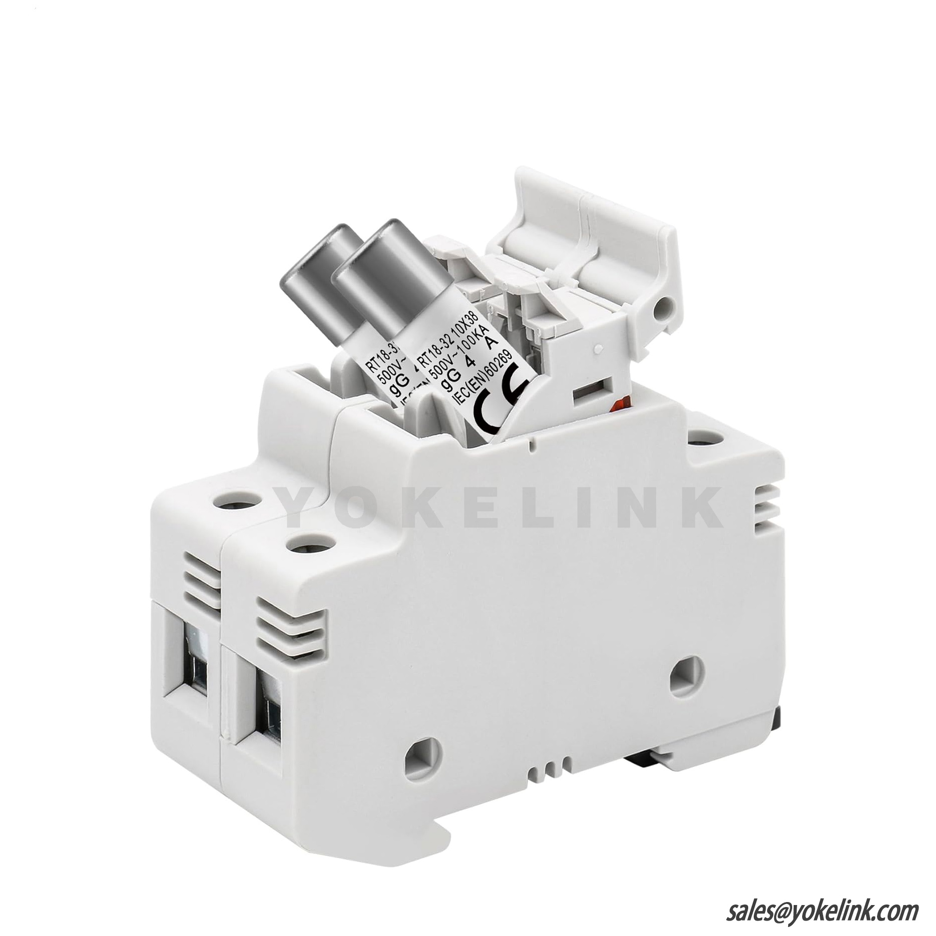 Cylindrical Ceramic Tube Fuse Link RT18-32 (RO15) 10 * 38 mm 4A 500V CE