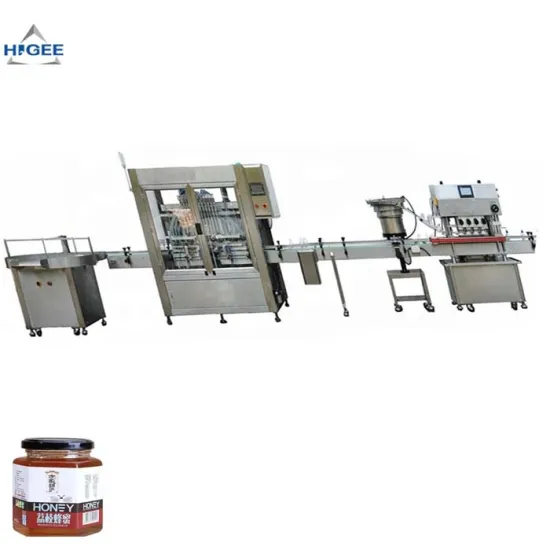 Honey Filling Machine for Glass Jars - 250g Bottling Line