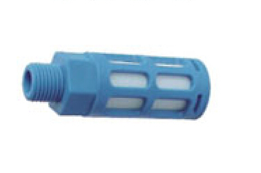 Plastic Silencer with Filter Core Inside