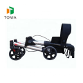 Home Care Double Folding Aluminium Rollator With Seat