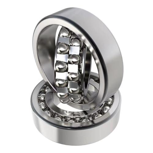 Double row self-aligning roller bearing with brass cage