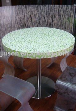Office desk made of resin