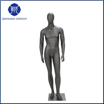 Sexy muscle black male mannequin with bald head