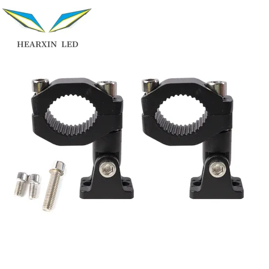 Universal Motorcycle Spotlight Lamp Mount Bracket - Durable Multi-Function Gimbal Clamps