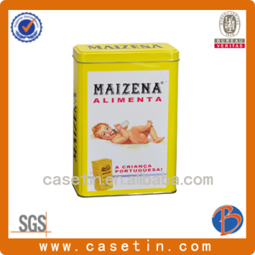 popular food grade rectangle tin box