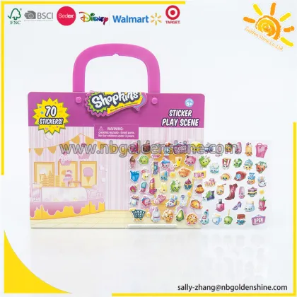 Shopkins Take-Along Sticker Play Scene
