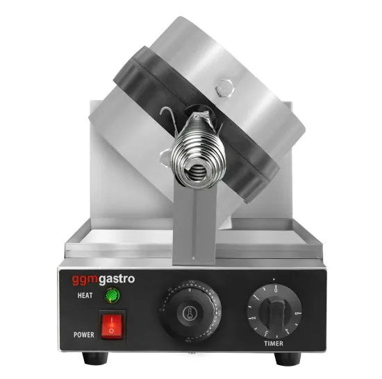 Automatic Cast Iron Square and Lolly Stick Holder Maker Waffle Making Machine