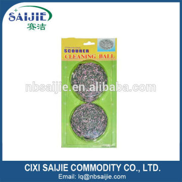Stainless Steel spiral Scourer,kitchen scrubber