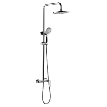Bath shower mixer na may ulo at shower shower