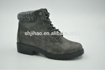 2014 Men high-ankled Genuine leather winter boots with cotton linning