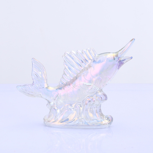 Ion Plating Fish Decoration Crystal Glass Decorations