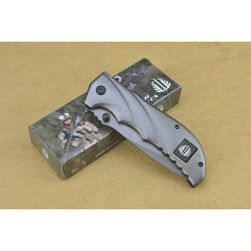 All Metal Steel Spring Assisted Pocket Knife