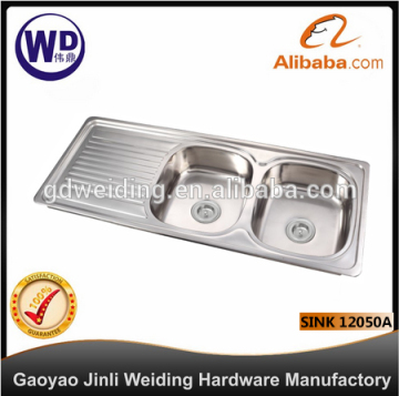 Stainless Steel Kitchen Bar Sink Topmount Single Bowl Water Tank Sink-12050A