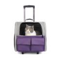 Oxford Fabric Pet Travel Trolley Case Backpack