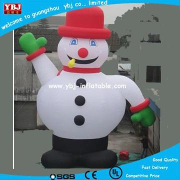 inflatable Christmas decoration Santa in chimney with up and down movement