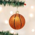 Palla di Natale di vetro rotonda degli ornamenti soffiati vetro su ordinazione su misura di pallacanestro