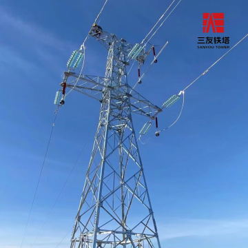 Construção de estruturas de torre de aço com ângulo personalizado