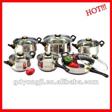 12PCS STAINLESS STEEL KITCHENWARE SET