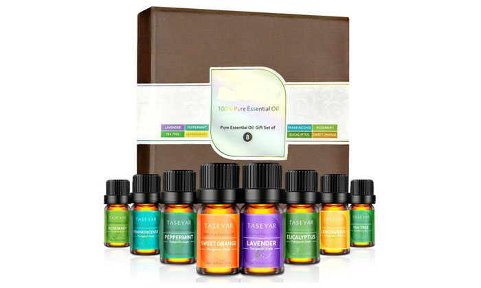 100% safi aromatherapy muhimu mafuta seti 8pack