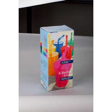 Children plastic cup set ( super market sales)