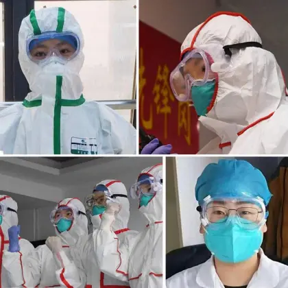 Splash Safety Protective Wraparound Eye Glasses