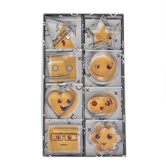 24pcs stainless steel cookie cutter set