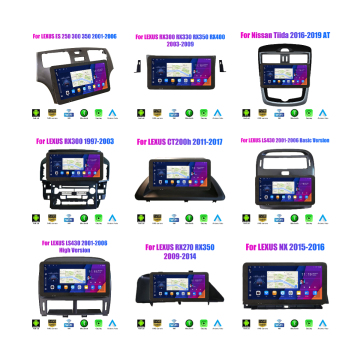 2 Din Android Car Radio MP5 Player for Lexus Series with GPS Navigation and WiFi