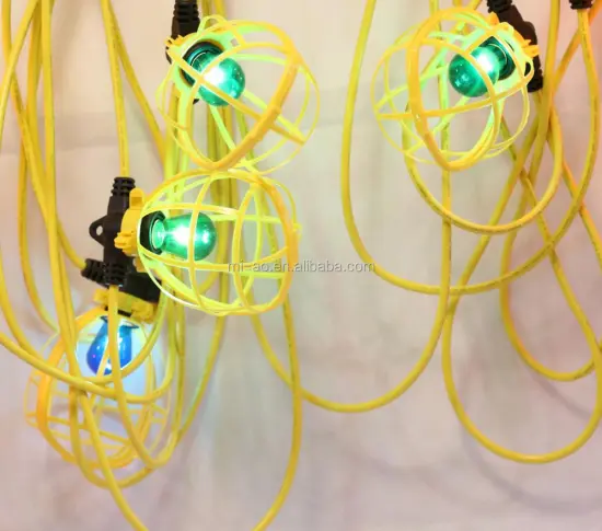 Outdoor LED String Lights Temporary Outdoor Light Strings