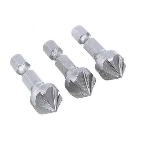 Five-blade Slotting Chamfering Countersunk Head Punching Tool Countersunk head drill Manufactory