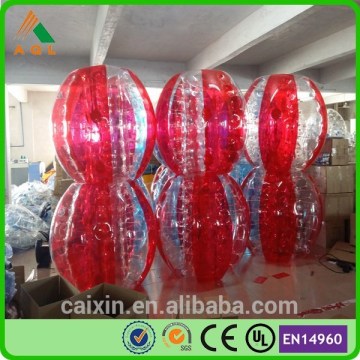 PVC &TPU inflatable bumper ball Type human bubble ball