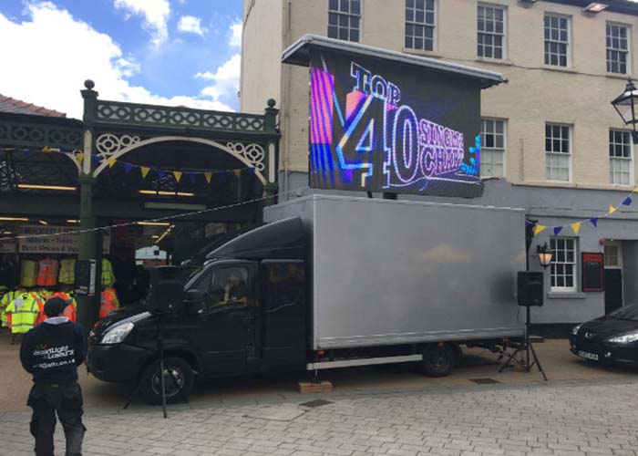 mobile truck LED screen