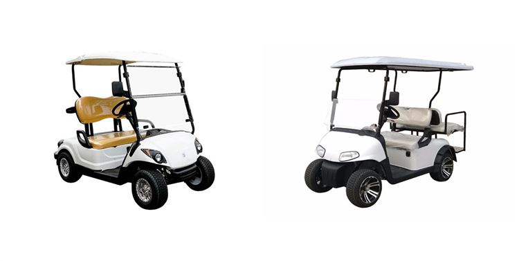 2 Seaters Golf Carts With 2 Rear Seats