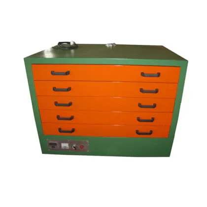 Plate drying case plate baking for silk plate