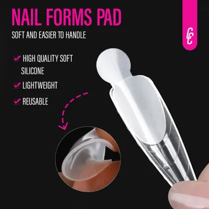 Dual Form Pad Silicone Nail Mold