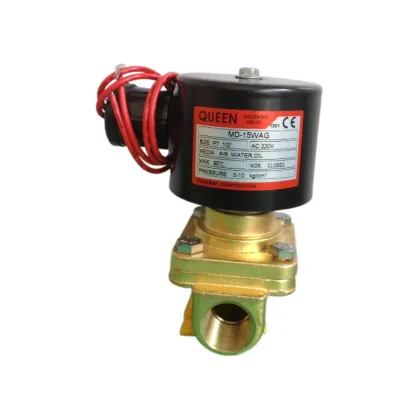 QUEEN Solenoid Valves MD-10WAG MD-15WAG - AC220V DC24V Pneumatic Electric Valve