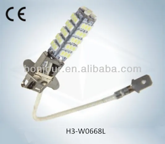 68SMD 3020 1206 h3 led fog light auto led fog led lamp