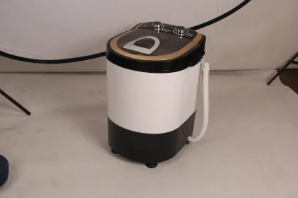 Portable Mini Laundry and Shoe Washing Machine with Semi-automatic Shoe Brushing