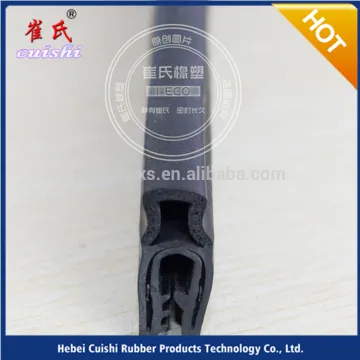 top bulb epdm rubber seal strip for motor