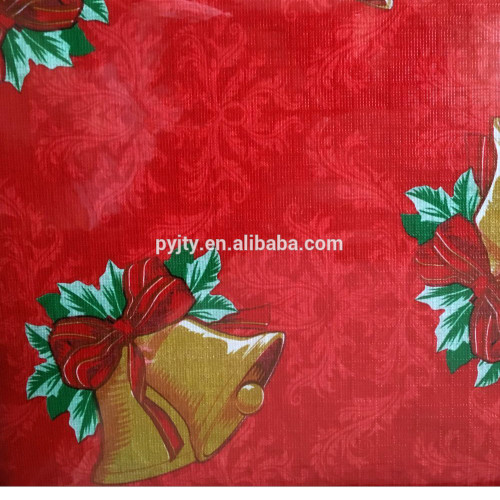 52"*70" 40gsm printing decoration Christmas bell festival table cloth